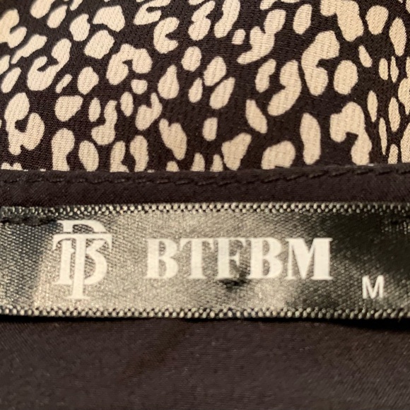 BTFBM Black And White Dress Size M - Picture 6 of 7